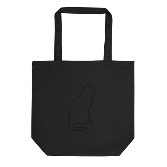 Cat Silhouette Eco Tote Bag