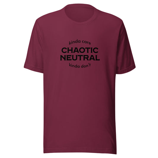 Chaotic Neutral Unisex t-shirt