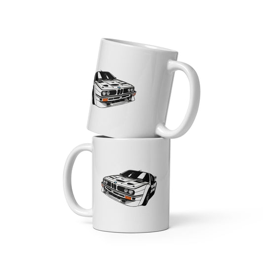 Beamer White glossy mug