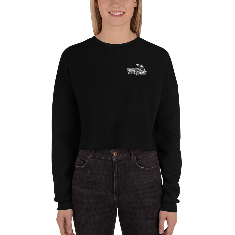 Hood Crop Sweatshirt