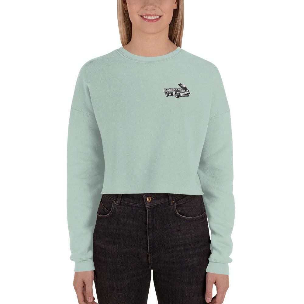 Hood Crop Sweatshirt