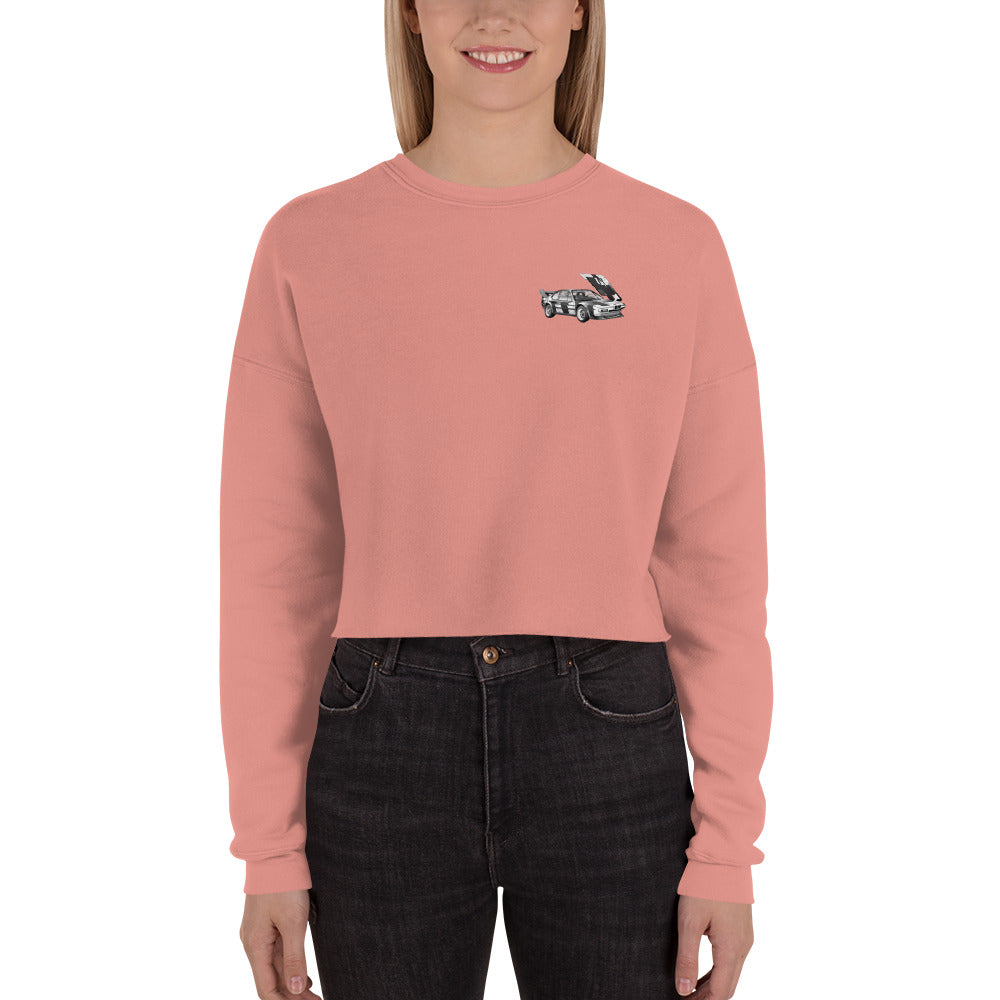 Hood Crop Sweatshirt