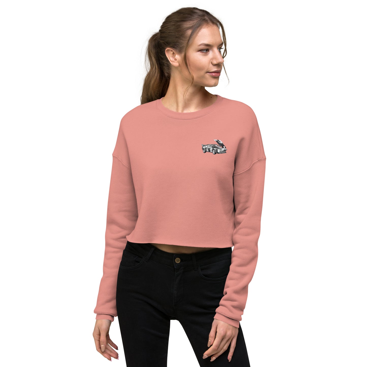 Hood Crop Sweatshirt